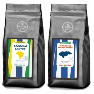 Kawa Ziarnista 2KG BRAZYLIA HONDURAS GUARA VERDE