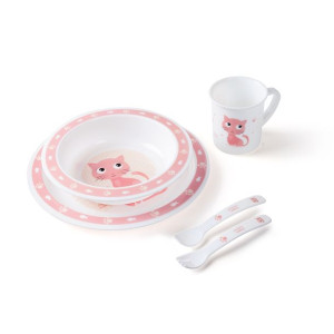 Canpol plastikowy zestaw stołowy Cute Animals 4/401_pin
