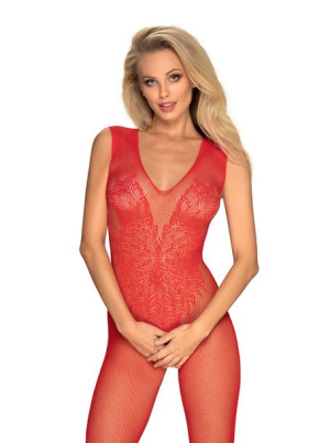 Bielizna-Bodystocking N112 czerwone  S/M/L