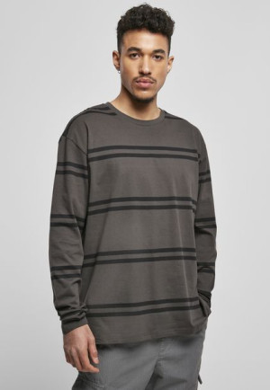 TB4464 Oversized Striped Blackbird/Black