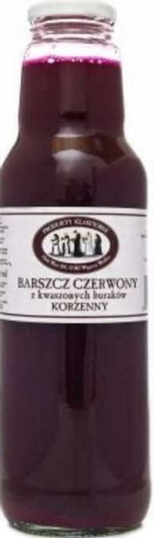 Barszcz czerwony z kwaszonych buraków korzenny 750 ml Produkty Klasztorne