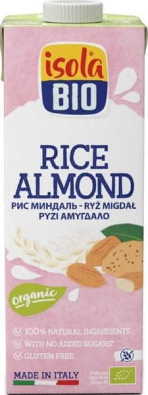 Napój ryżowy migdałowy bezglutenowy BIO 1 l Isola Bio