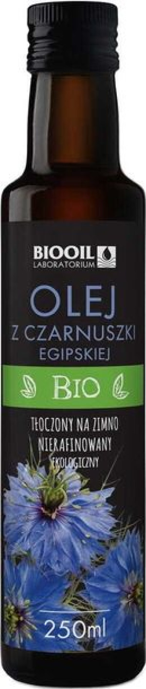Olej z czarnuszki egipskiej tłoczony na zimno nierafinowany Bio 250 ml - Bi