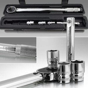 Klucz Dynamometryczny 1/2" 28-210 Nm Z Zestawem Nasadek