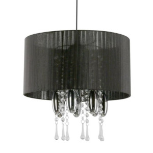Nowoczesna lampa wisząca E513-Camilo - czarny