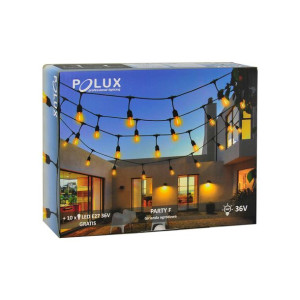 Girlanda ogrodowa PARTY F 6,1m 36V 10xE27 6W WW POLUX