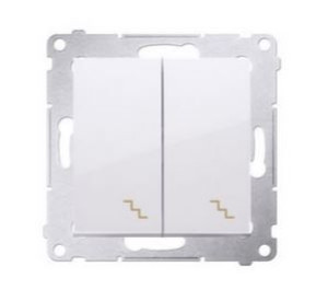 Simon54 Łącznik schodowy podświetlany DW6/2L.01/11 biały