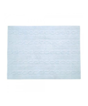 Dywan Bawełniany Trenzas Soft Blue 120x160 cm Lorena Canals