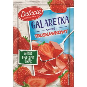 Galaretka 70g smak truskawkowy Delecta