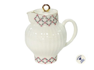 Imperial Porcelain mlecznik, mleczarka wzorek kwiatowy Łomonosow