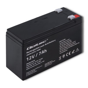53030 Qoltec Akumulator AGM | 12V | 7Ah | max 105A