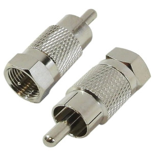 Adapter F-wtyk / Rca-wtyk