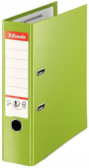Segregator Esselte A4 80mm dźwigniowy Zielony