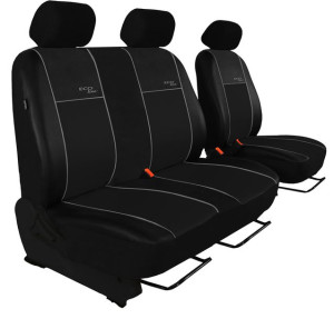 Skórzane pokrowce 2+1 OPEL VIVARO I A (do 2014r)