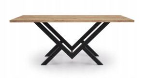 Stół rozkładany 160/260 x100cm LOFT metalowe nogi
