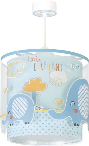 Elephant lampa wisząca 1-punktowa niebieska 61332T Dalber