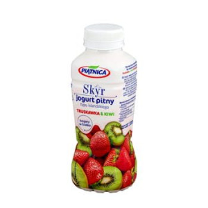 Jogurt pitny Skyr truskawka kiwi Piątnica 330 g