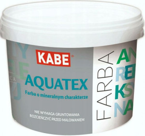 Kabe Aquatex Biała Farba Do Ścian I Sufitów 5l