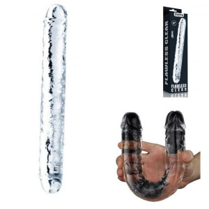 Dwystronne Przejżyste Dildo 30 cm Lovetoy