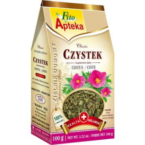 Malwa Fito Apteka Herbatka ziołowa Czystek Suplement Diety 100g