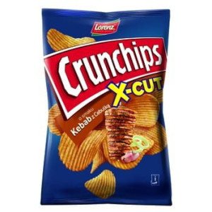 Crunchips X-cut o smaku Kebabu z Cebulką 140g
