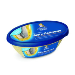 Filety śledziowe w sosie musztardowym 280g Fisherking