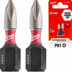 Bit końcówka udarowa Milwaukee TORX PH1 2szt.