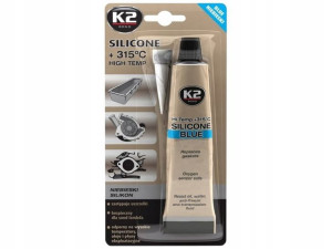 K2 Silikon niebieski, +350°C, 85 g