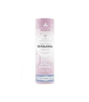 Ben&Anna, dezodorant bez sody, JAPANESE CHERRY BLOSSOM, SENSITIVE, 60 g