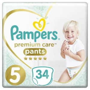 Pampers Premium Care Pants, R5, 34 pieluchomajtki