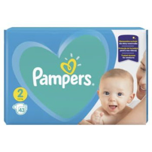 Pampers Rozmiar 2, 43 pieluszki, 4-8 kg