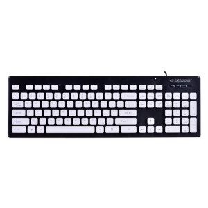 Esperanza Klawiatura Esperanza Singapore EK130K (USB 2.0; (US); kolor czarn
