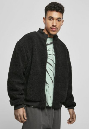 Zimowa Kurtka Boxy Sherpa Black