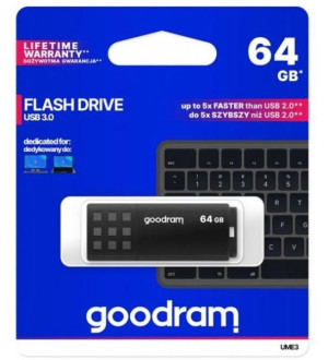 GoodRam Pendrive GoodRam UME3 UME3-0640K0R11 (64GB; USB 3.0; kolor czarny)