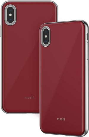 Moshi etui iGlaze do Apple iPhone XS Max czerwony