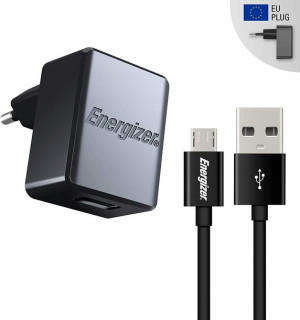 ENERGIZER ŁADOWARKA sieciowa 1A USB 1m micro USB