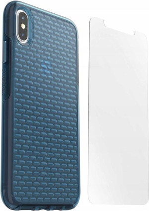 OtterBox niebieskie etui + szkło iPhone XS MAX