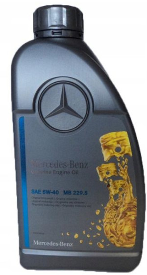 Olej Mercedes Oryginalny 5w-40 Mb 229.5 1l