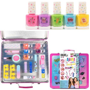 Create it! Walizka zestaw pachnący make-up i manicure pachnący + neonowy