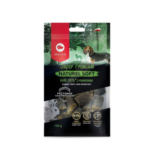 Maced Super Premium Naturel Soft, królik z rozmarynem 100g