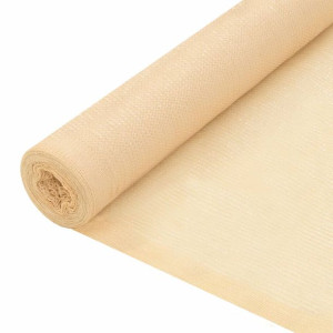 Siatka osłaniająca HDPE, 1,5x25 m, beżowa