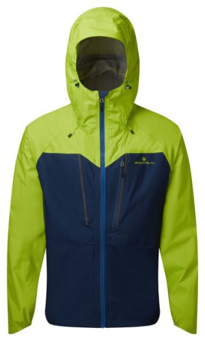 RONHILL Kurtka biegowa męska TECH FORTIFY JACKET żółto-granatowa