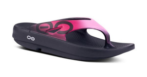OOFOS Klapki regeneracyjne OOriginal Sport Black Pink