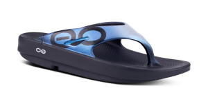 OOFOS Klapki regeneracyjne OOriginal Sport Iridescent Blue