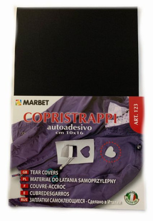 Materiał do łatania samoprzylepny Marbet 004 Nero