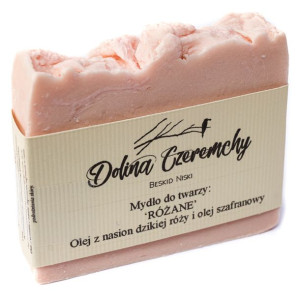 Dolina Czeremchy, mydło do twarzy Różane, 90 g