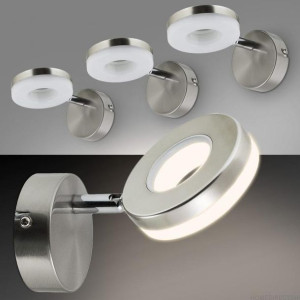 Lampa Led Ring Pierścieniowa 5w Nowoczesna Kinkiet Ze Stali Nierdzewnej