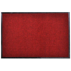 Wycieraczka pod drzwi PCV czerwona 90 x 120 cm