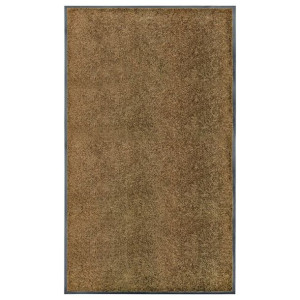 Wycieraczka z możliwością prania, brązowa, 90 x 150 cm
