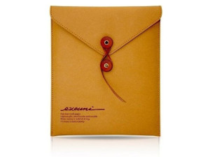 Etui Na Ipad 11" - Non Kraft Paper (brązowy - Zielony Filc W Środku)